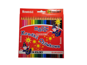 Kredki z drewna cedrowego